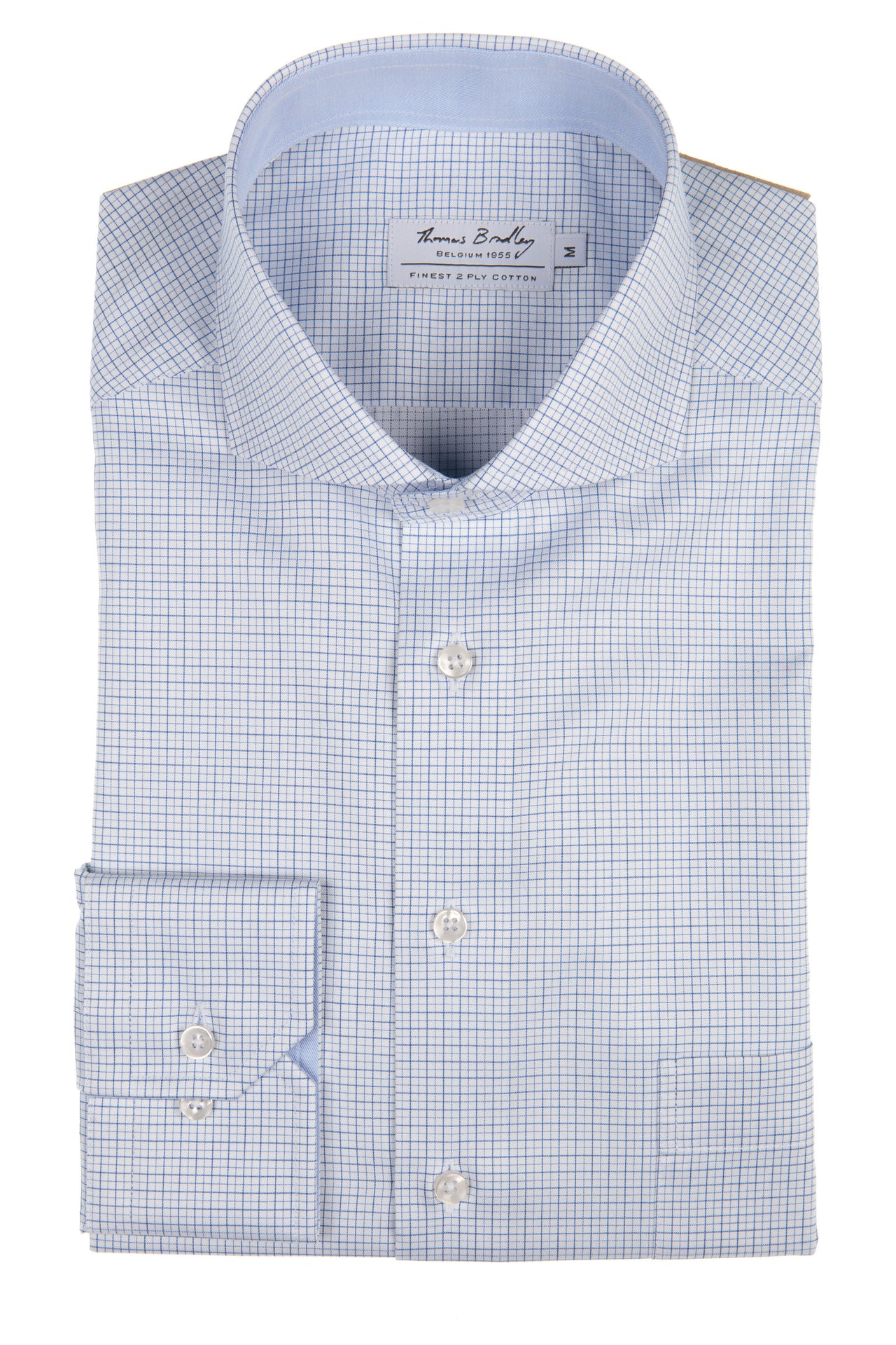 Hemd met fijne ruit