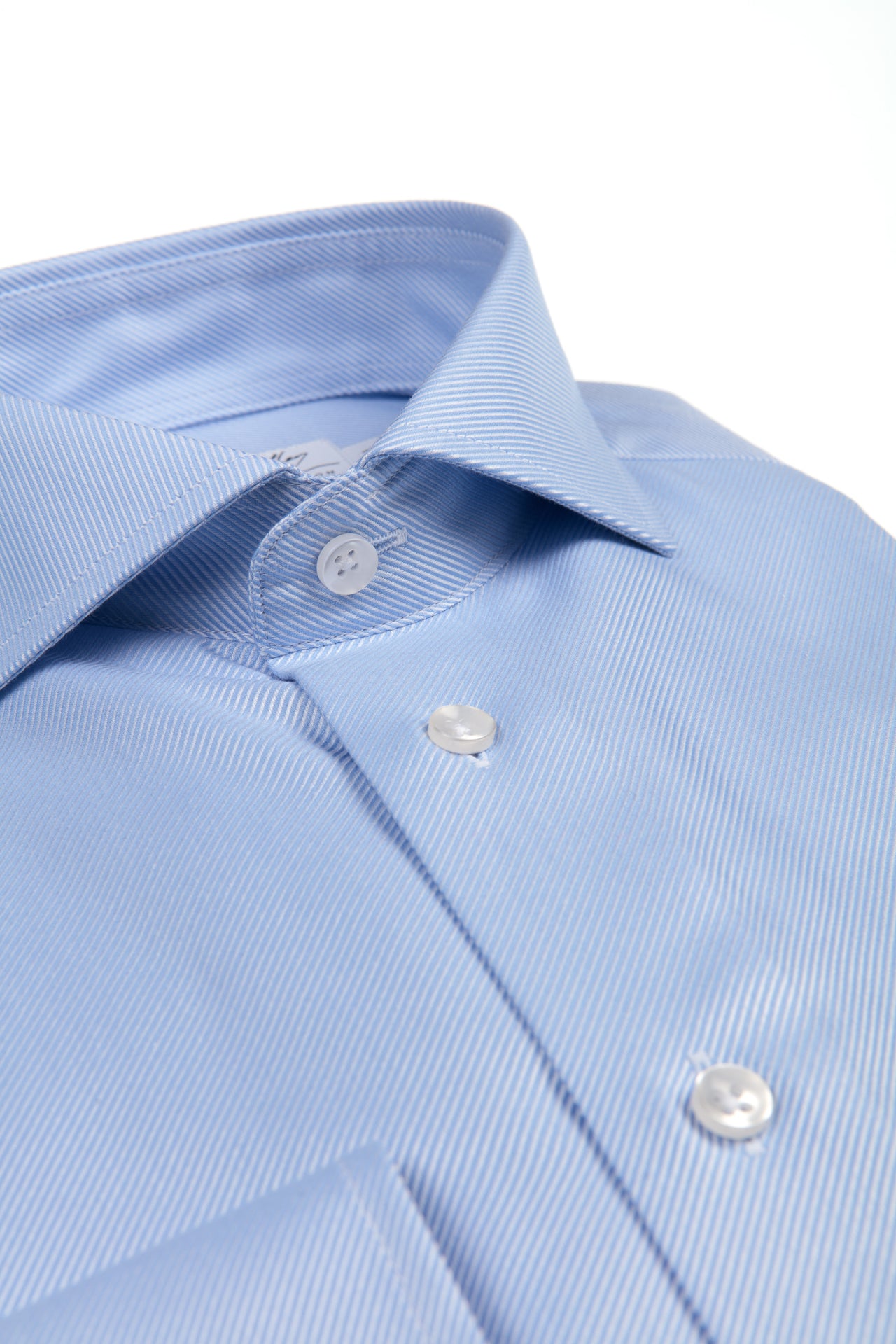 Blauw hemd in tailored fit